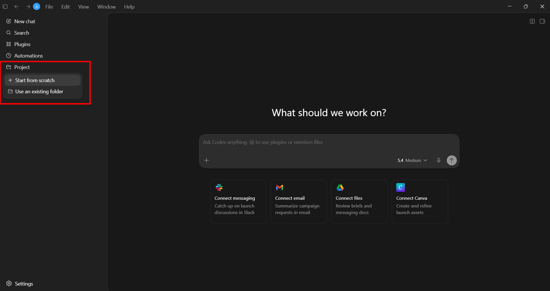ChatGPT Codex for Work Projects