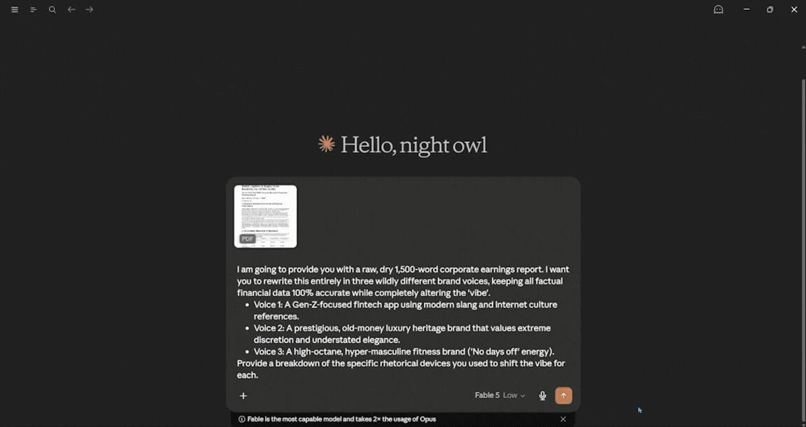 Claude Fable 5 hyper personalized style guide