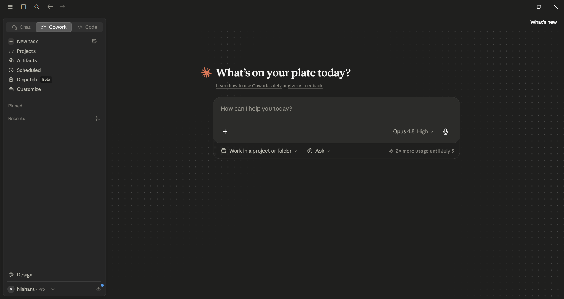 Claude Cowork Web App