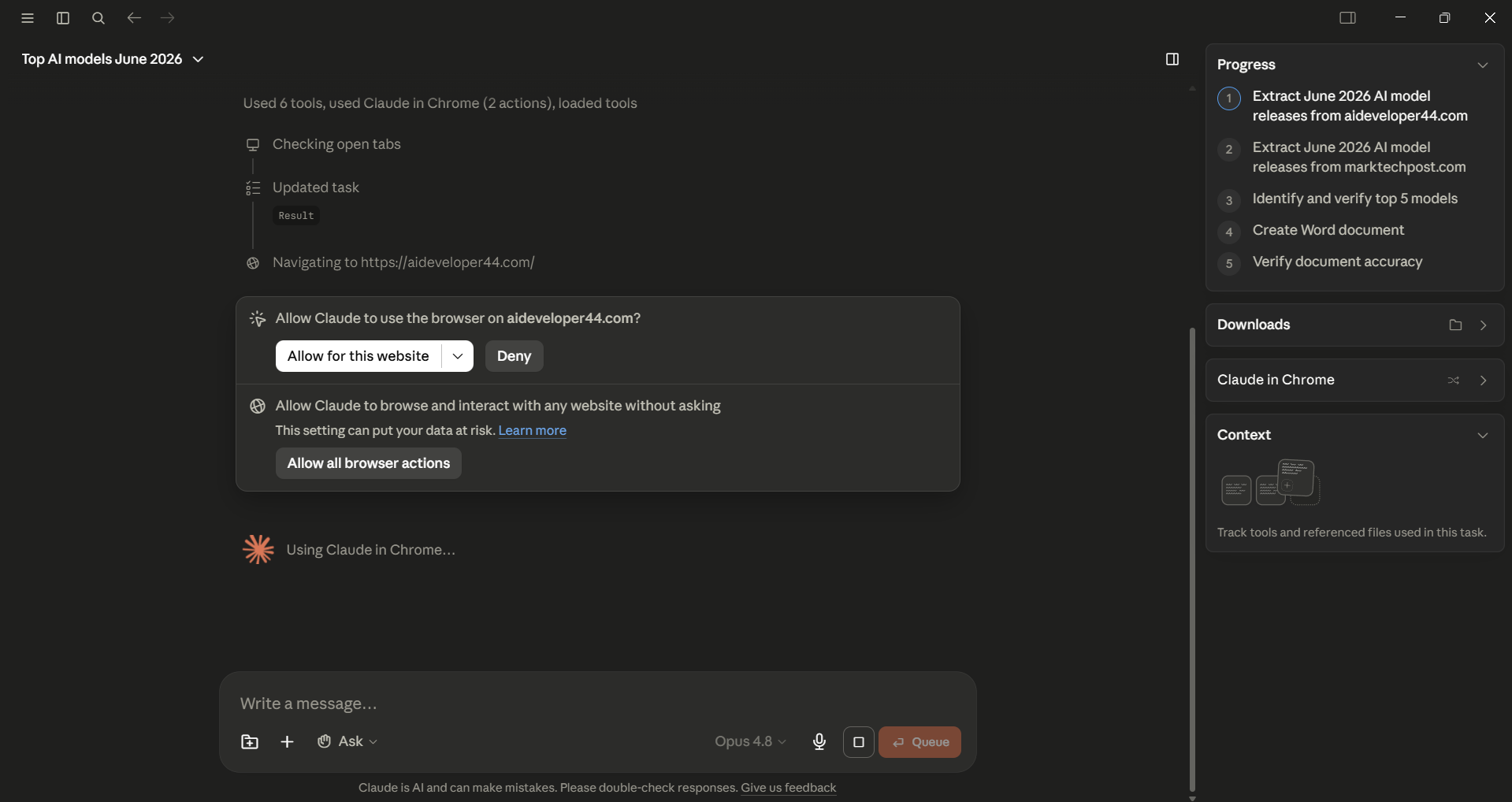 Claude Cowork Web App Permission