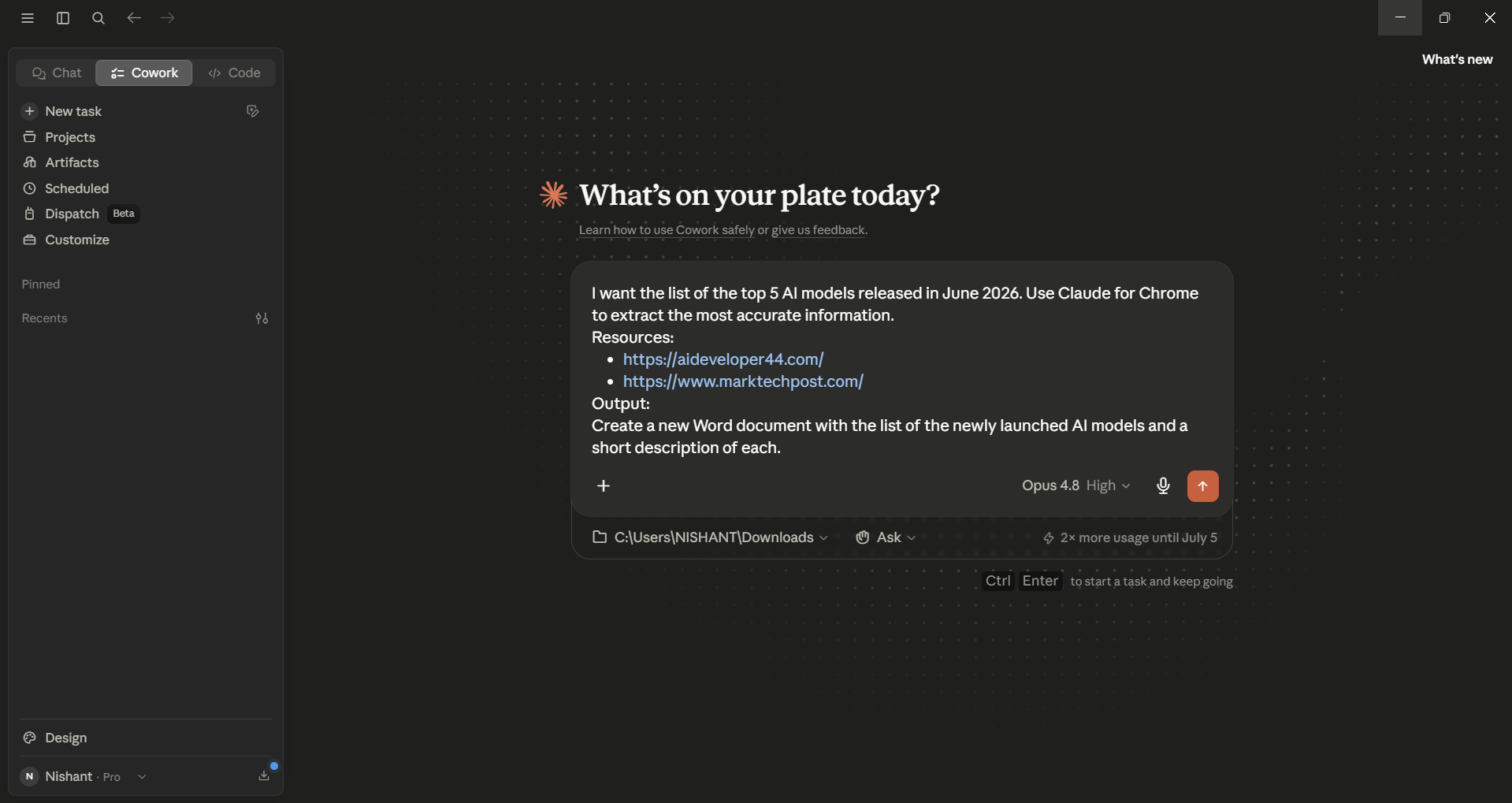 Claude Cowork Web App to trigger Claude for Chrome