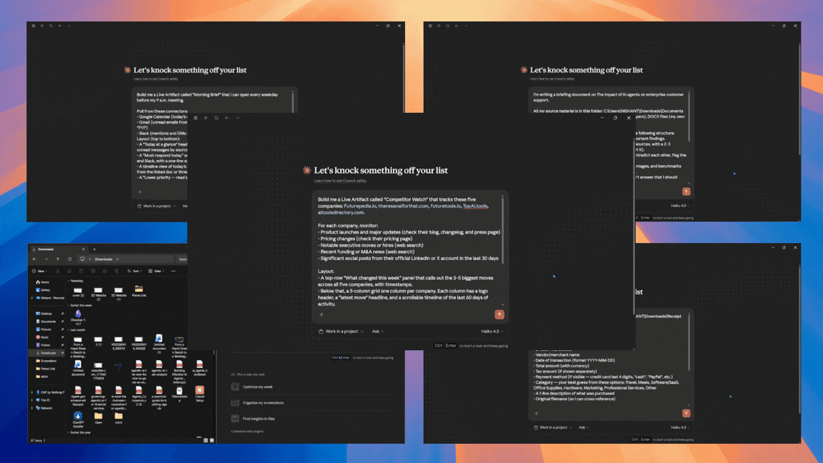 How to Automate Your Entire Workflow With Claude Cowork: 5 Copy-Paste Prompts