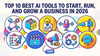 Top 10 Best AI Tools to Start, Run, and Grow a Business in 2026