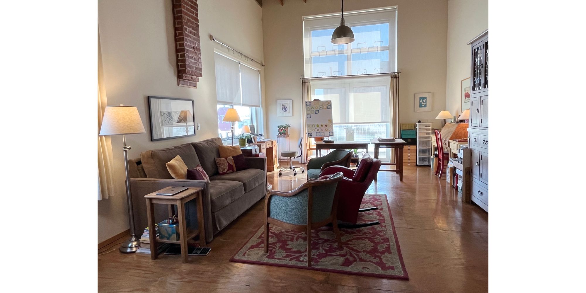 Photo of Tieton Lofts Unit 8 after renovations (Sandra Dean)