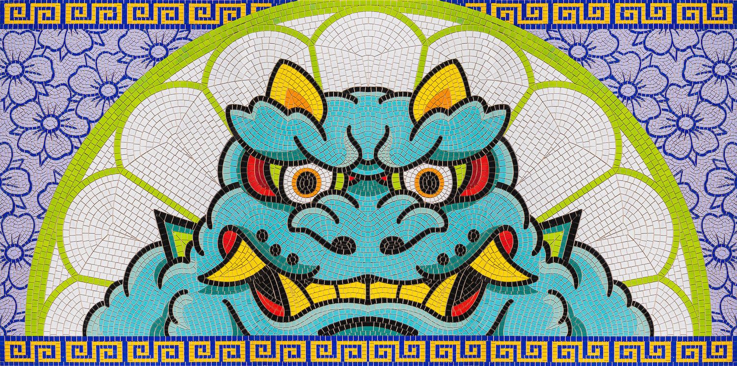 Image of Tieton Mosaic of original art by Kenji Stoll
