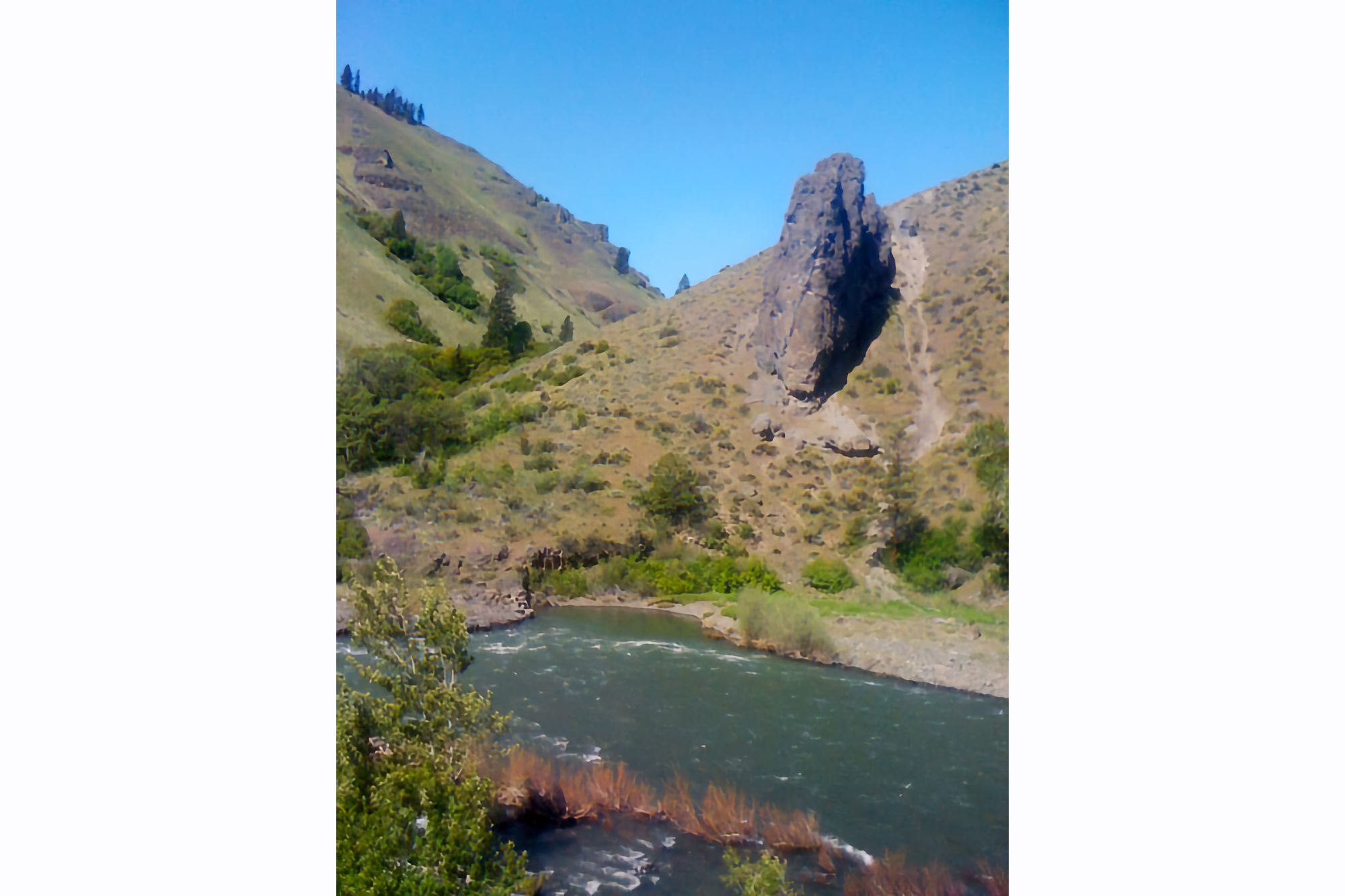 Photo of Rock and River, by Sandra Dean