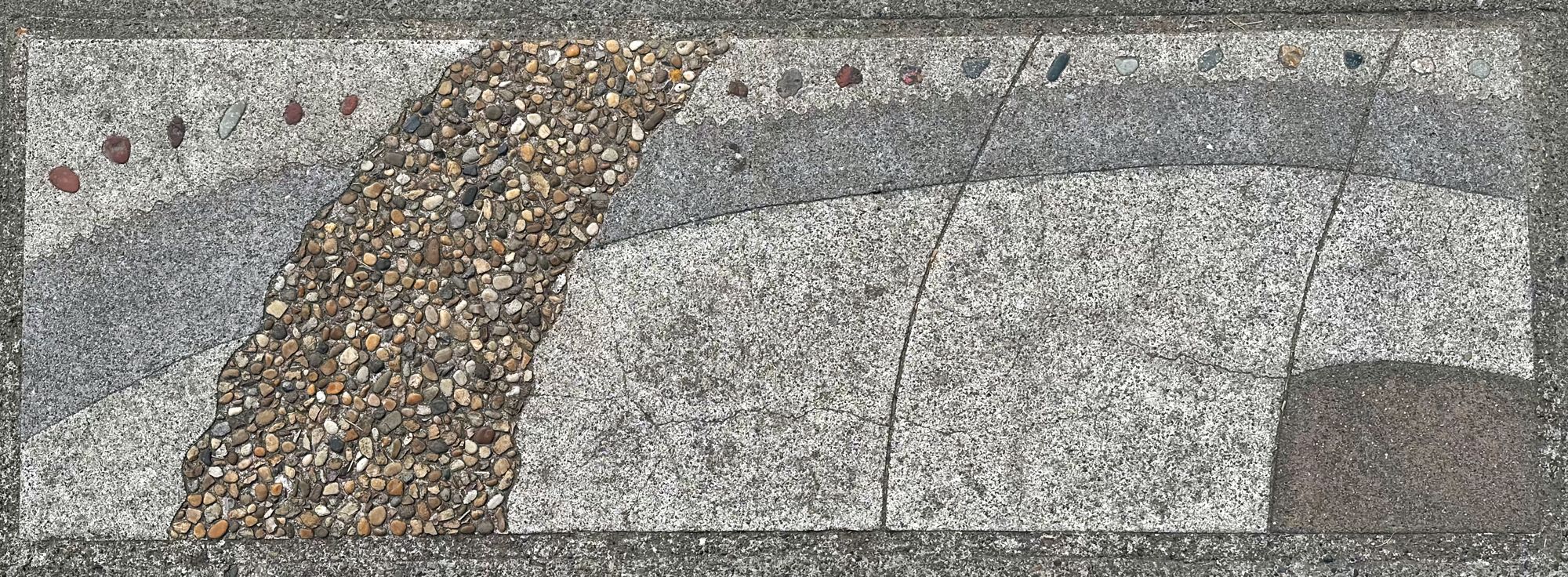 Photo of concrete art work by Victor Steinbrueck, by David Bilides