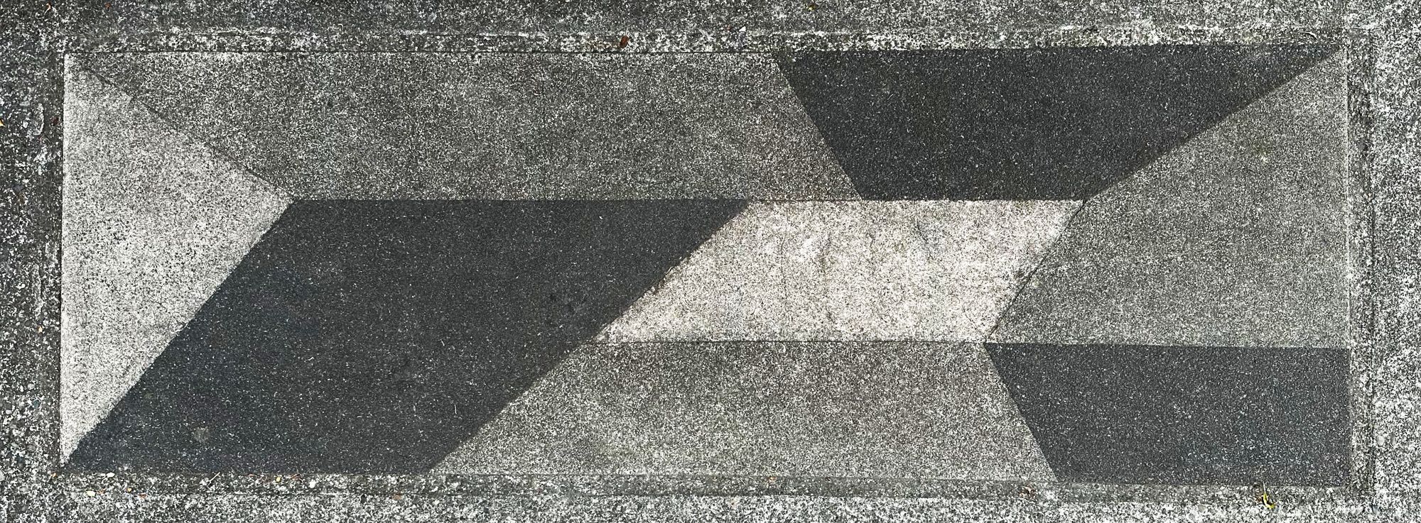 Photo of concrete art work by Margaret Tomkins, by David Bilides