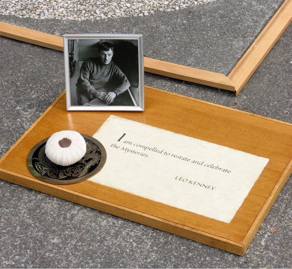 Photo of detail from Sandra Dean’s Visionary Voices installation - Leo Kenney (Michelle Burton)