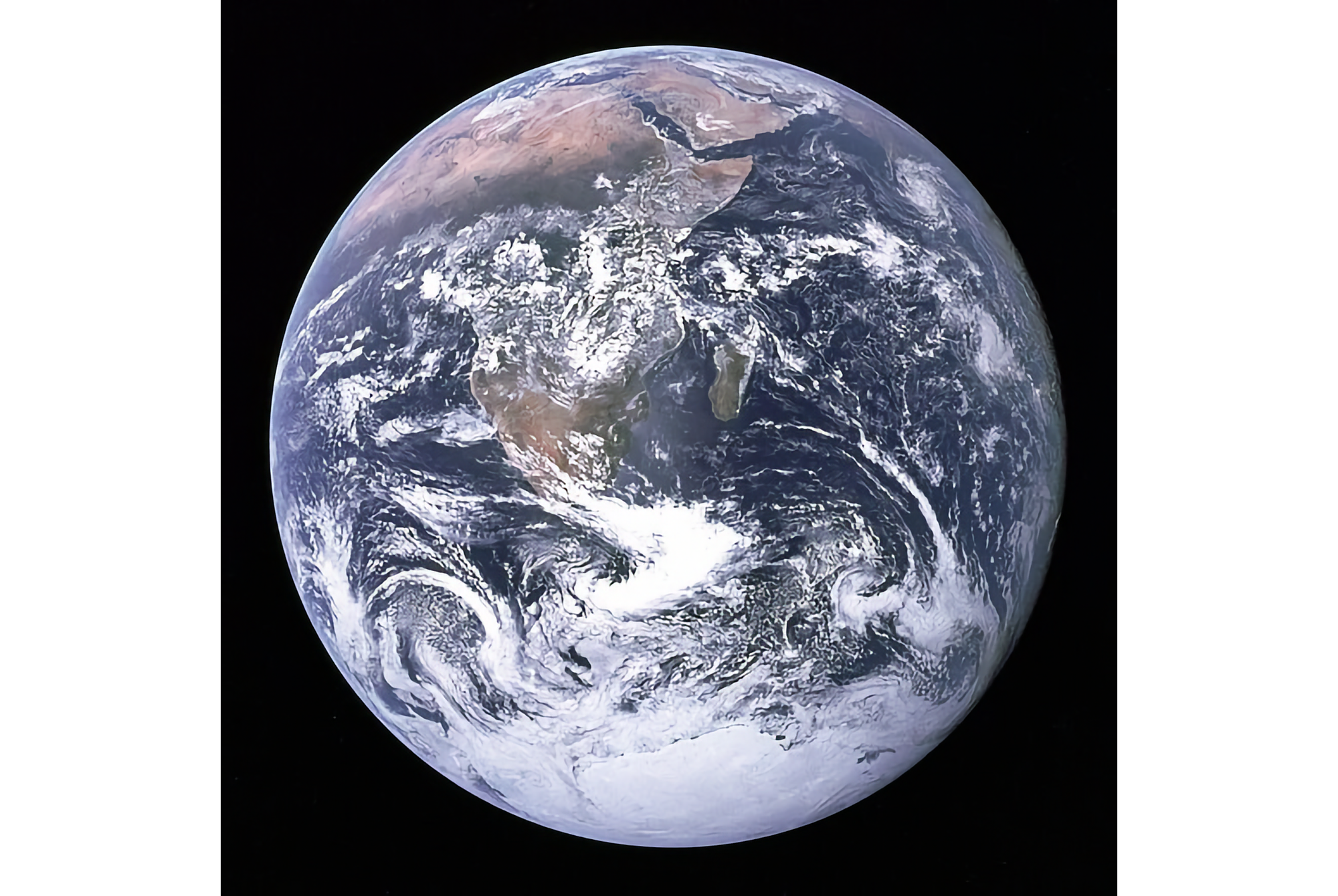 Photo of earth from space