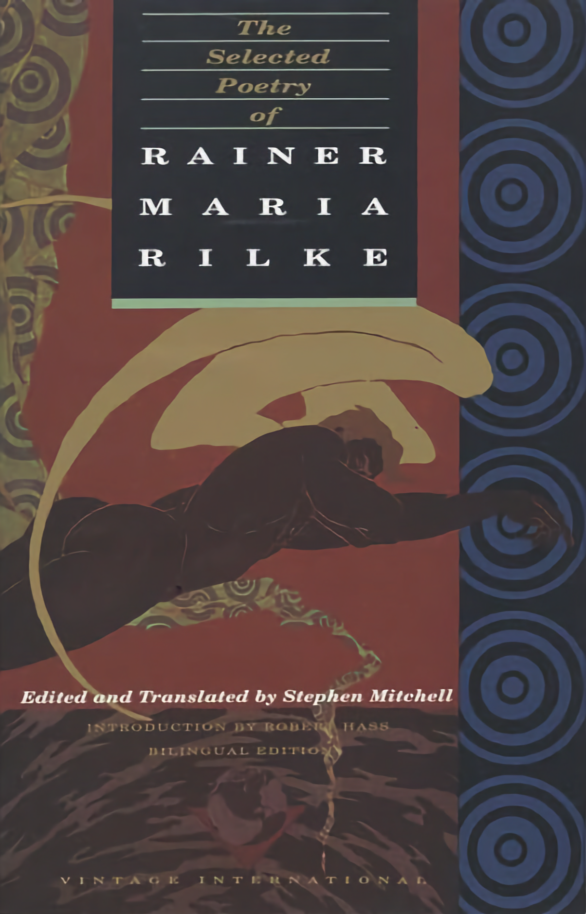 Image of cover of book: The Selected Poetry of Rainer Maria Rilke, edited and translated by Stephen Mitchell