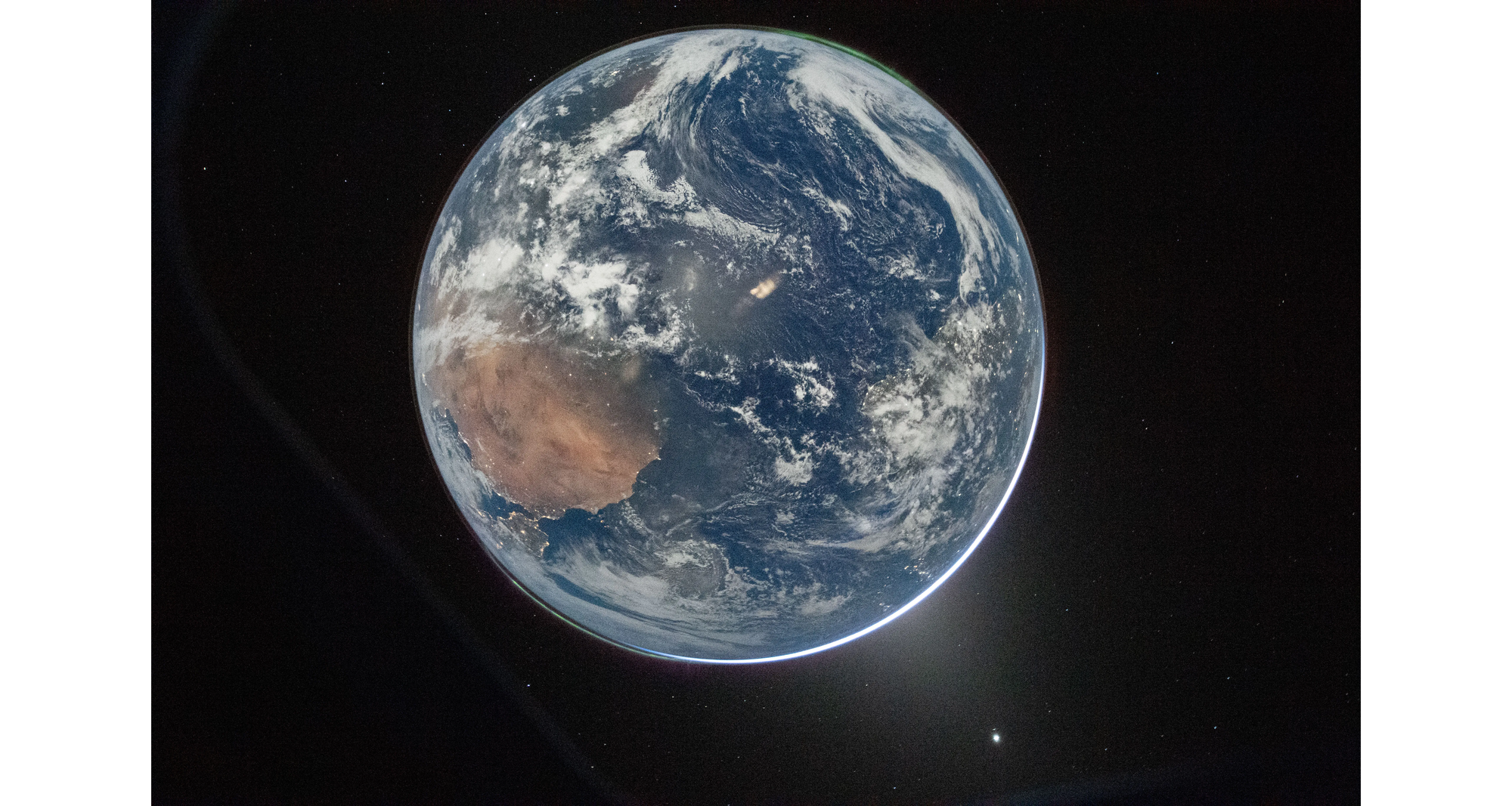 Photo of earth from space