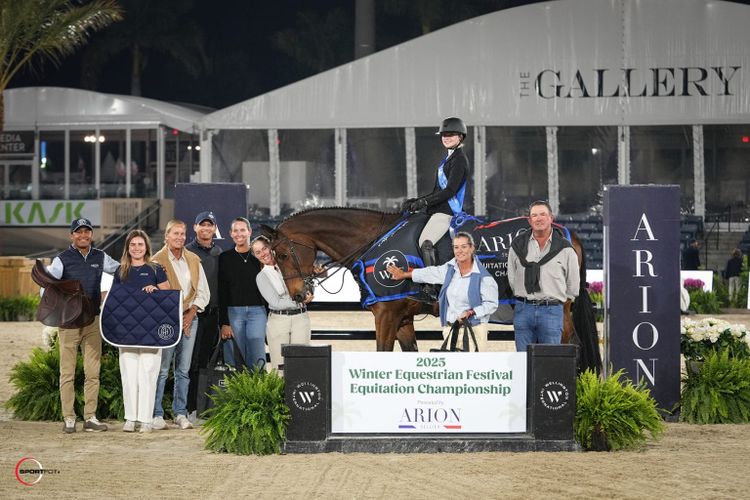 16-year-old, Olivia Sweetnam Claims Top Honours at WEF Equitation Championship
