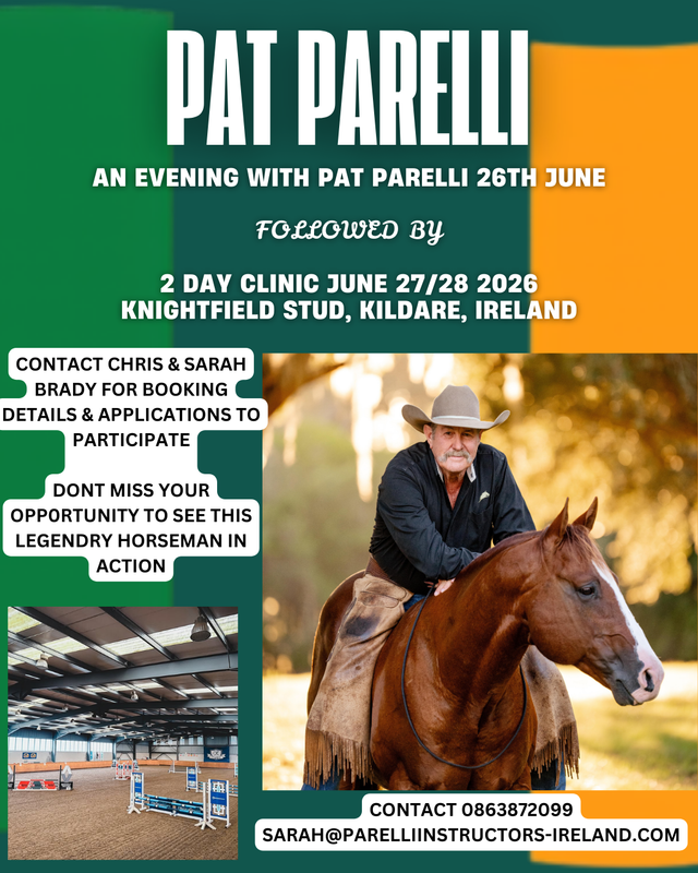 Horsemanship Legend Pat Parelli to Headline Three-Day Event at Knightfield Stud, Kildare