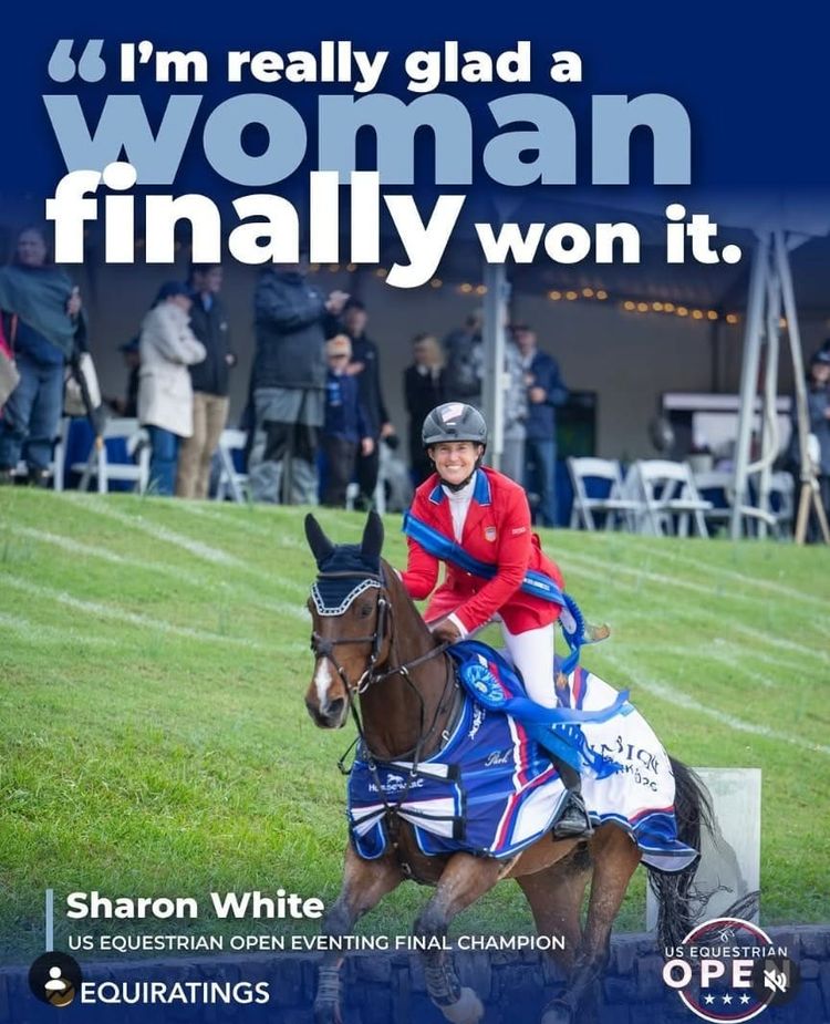 Sharon White Becomes the First Woman to Win a US Equestrian Open Final