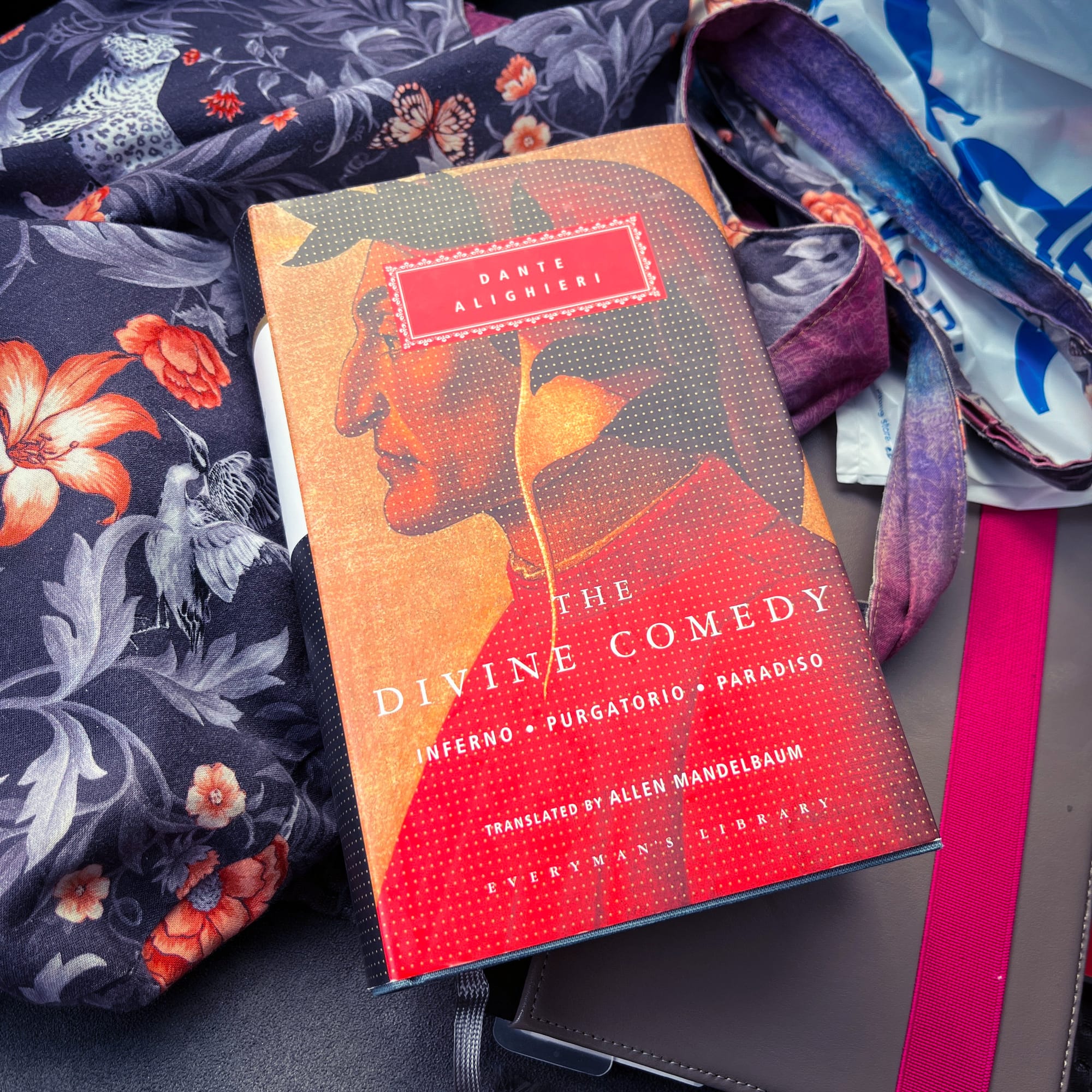 Photo of the front cover of Everyman's Library copy of The Divine Comedy