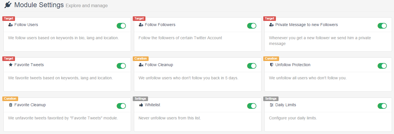 Панель управления Jooicer