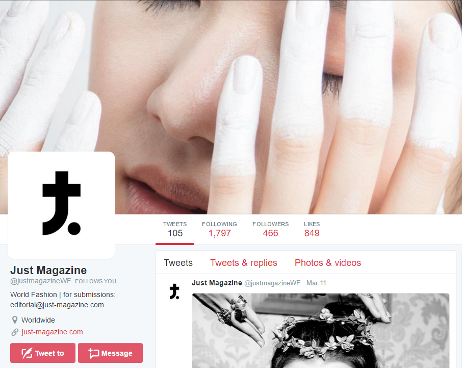 Правильно заполненный профиль