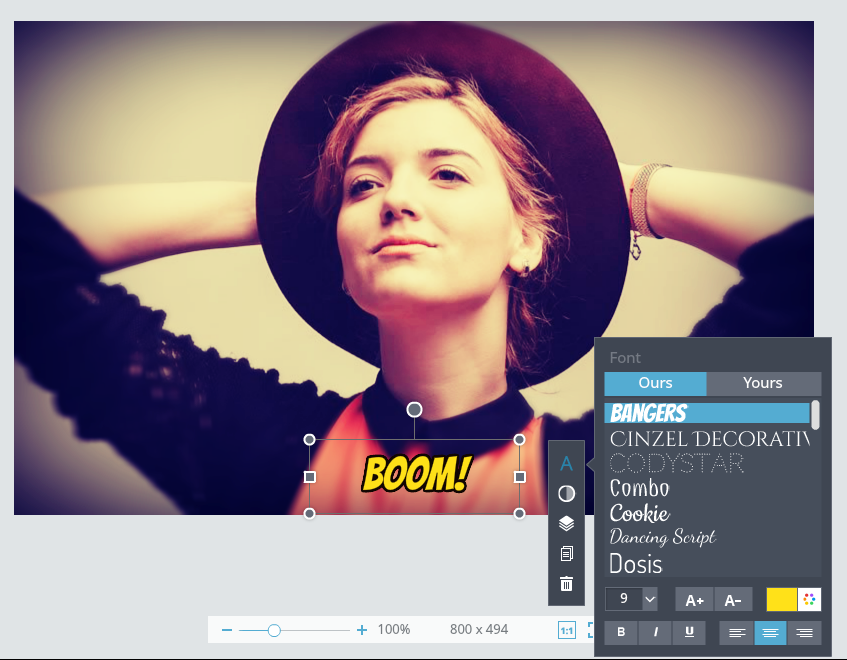 Набор текстовых эффектов
