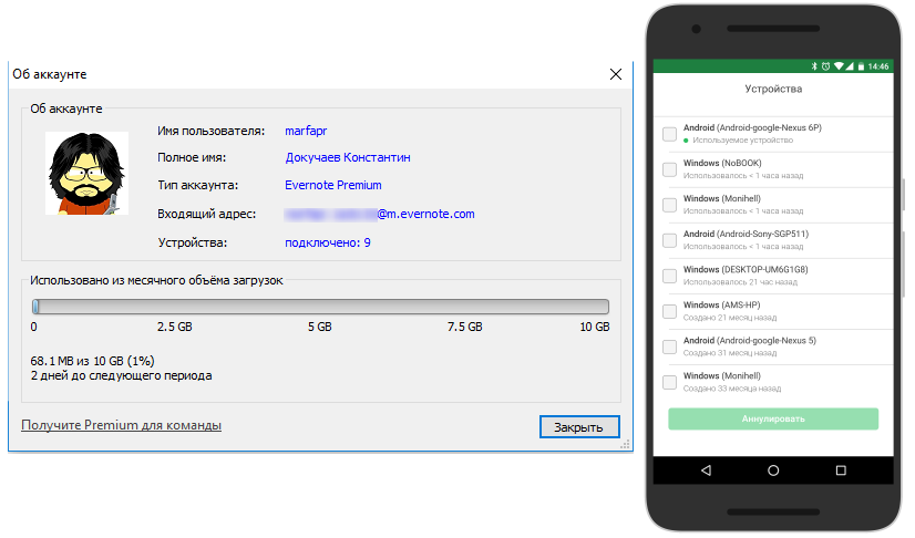Количество подключенных устройств