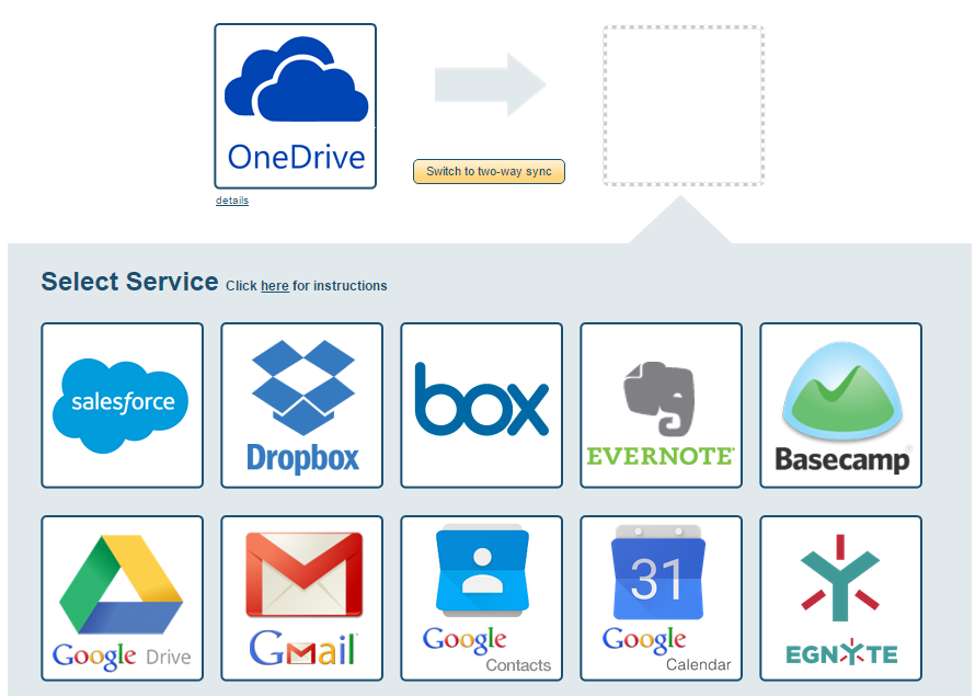 Экспорт файлов с помощью cloudHQ