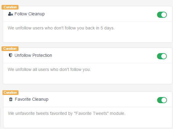 Модули Follow Cleanup и Unfollow Protection