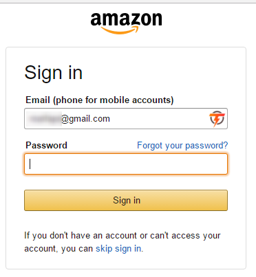 Входим на сайт