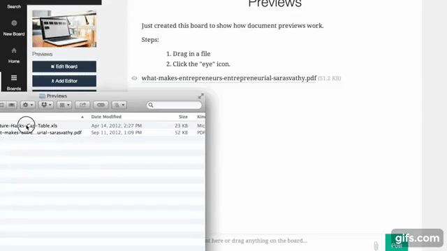 Перетаскивание файлов