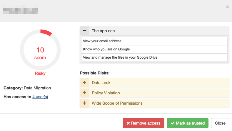 Управление приложениями