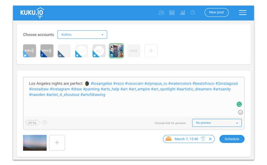 Планировщик постов