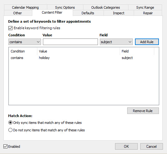 Calendar Sync for Outlook and Google Calendar