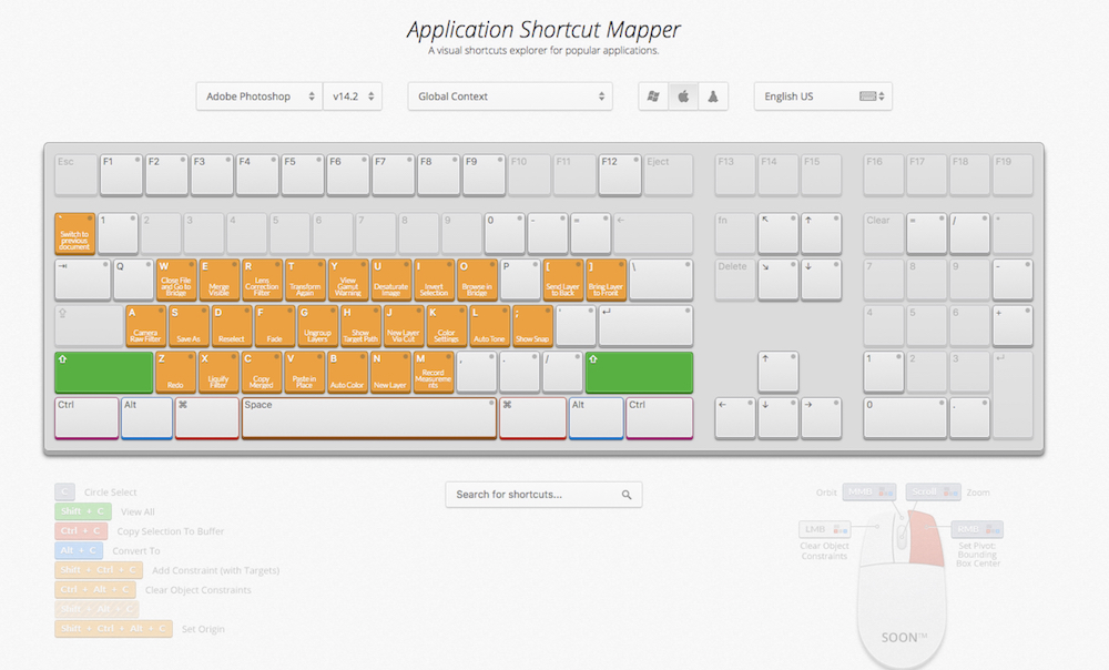 Application Shortcut Mapper