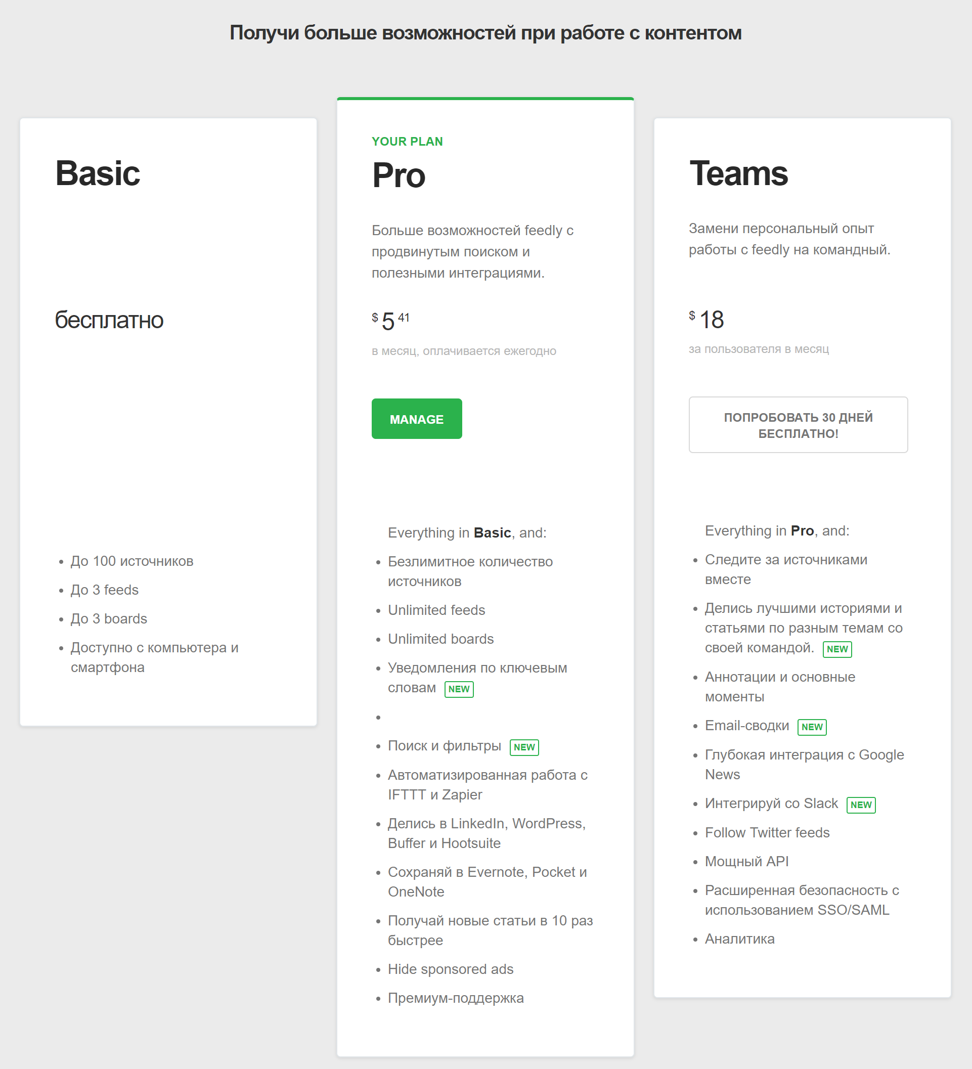 Премиум-функции
