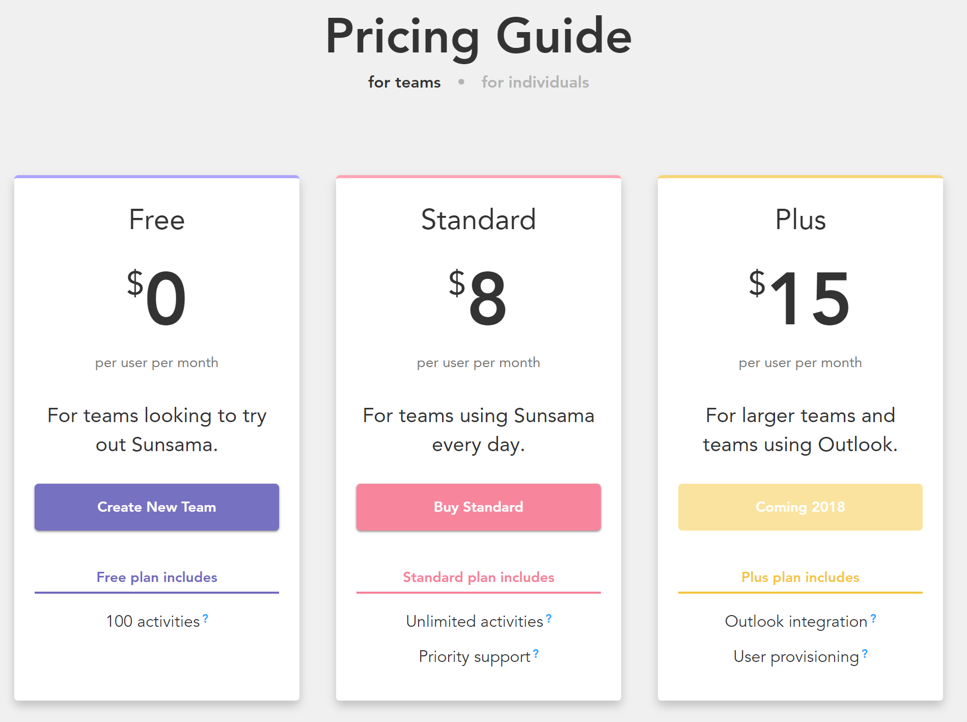 Командные тарифы