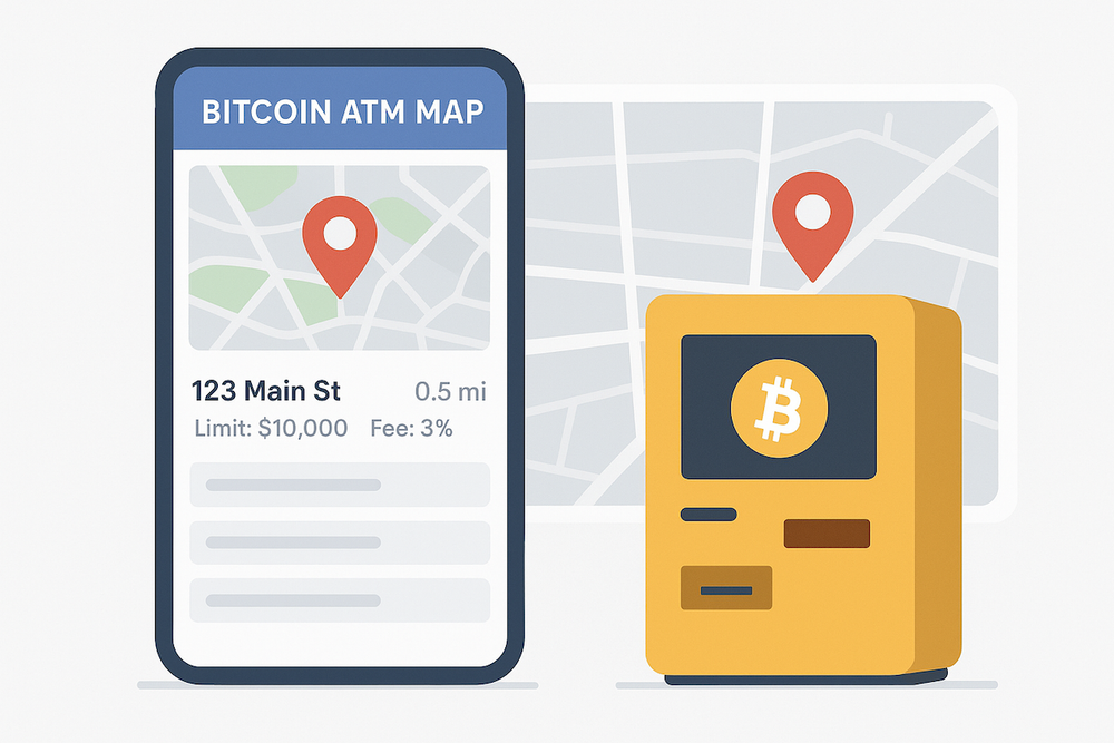 Как найти ближайший BTC-банкомат