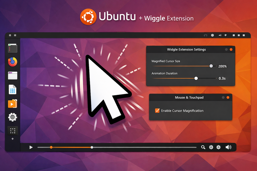Как легко найти курсор в Ubuntu