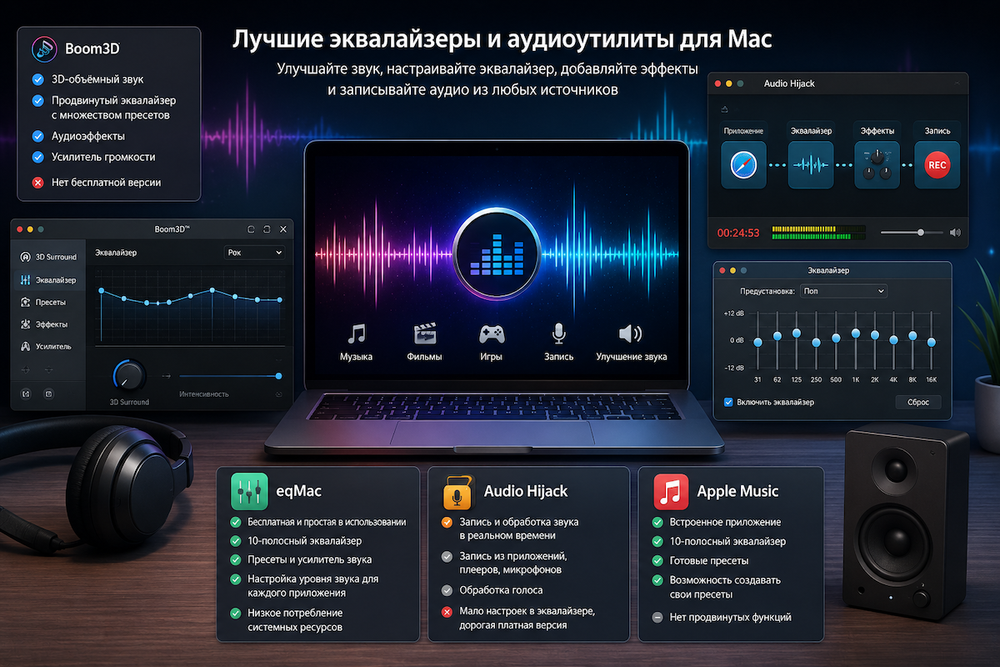 Лучшие эквалайзеры для Mac
