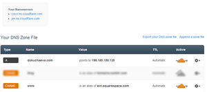 Быстрый совет. Настраиваем DNS сайта на Squarespace через Cloudflare
