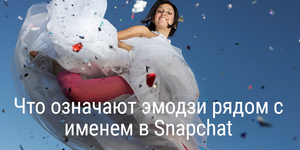 Что означают эмодзи рядом с именем в Snapchat