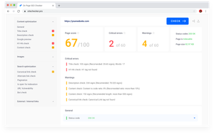 Быстрая Оптимизация Сайта: Комплексный СЕО Анализ с Sitechecker