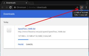 Как убрать нижнюю панель загрузок в Chrome