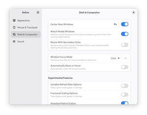 Refine поможет тонко настроить окружение GNOME