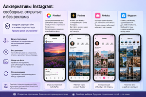 Опенсорсные альтернативы Instagram*