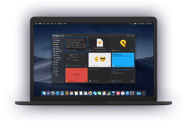 Pasta — менеджер буфера обмена для macOS