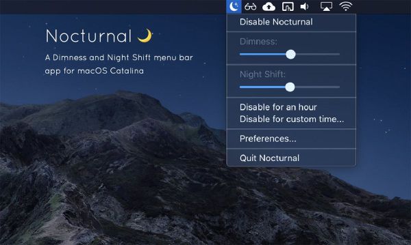 Как управлять яркостью ночной темы в macOS