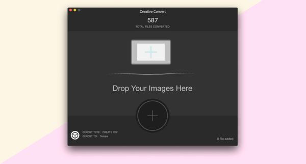 Creative Convert поможет быстро конвертировать графические файлы