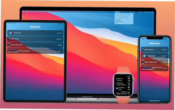 Как увидеть заряд аккумулятора iPhone на macOS