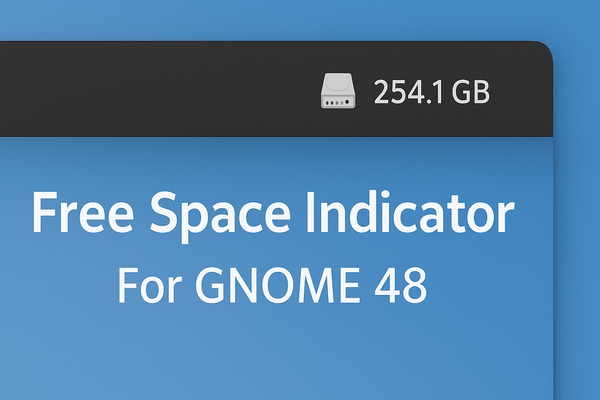 Как добавить отображение объёма диска в Панель параметров Ubuntu