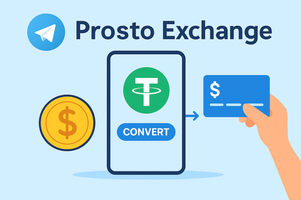 Prosto Exchange поможет превратить крипту в фиат