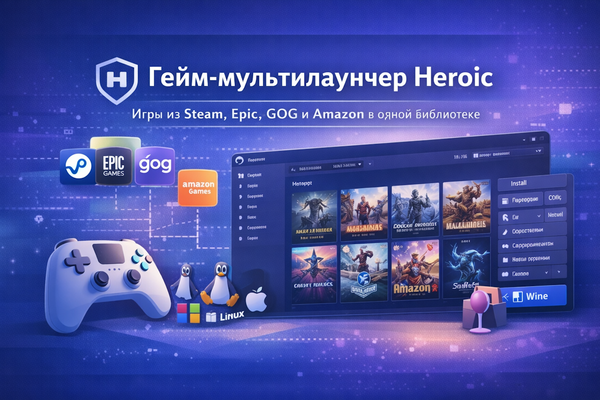 Heroic — альтернативный лаунчер игр